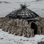 چادر ساخته شده با استخوان ماموت